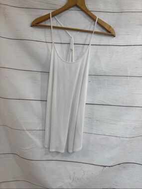 Women's white Strappy Tank Top Pure Body Gap Body Medium super soft